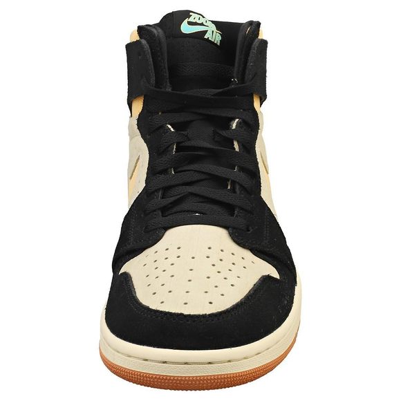 JORDAN MEN'S AIR 1 ZOOM CMFT 2 MUSLIN/CELESTIAL GOLD BLACK (DV1307 100) - 1
